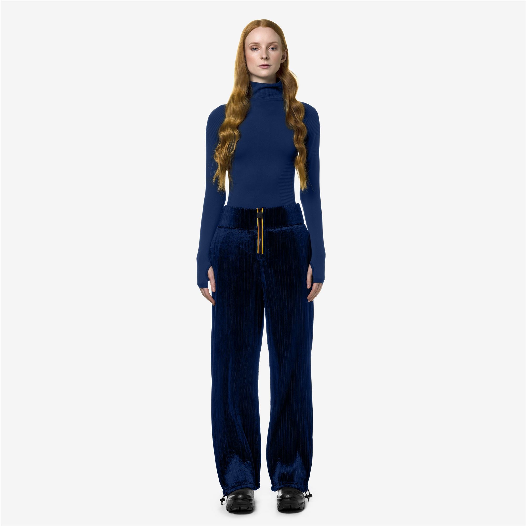 Pants_Woman_BAGGY PLISSE_Sport Trousers_Blue Md Cobalt - Commercial 4