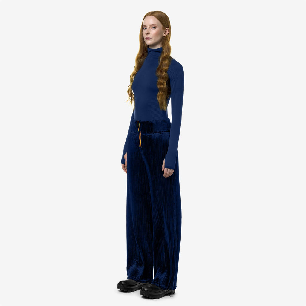 Pants_Woman_BAGGY PLISSE_Sport Trousers_Blue Md Cobalt - Commercial 5