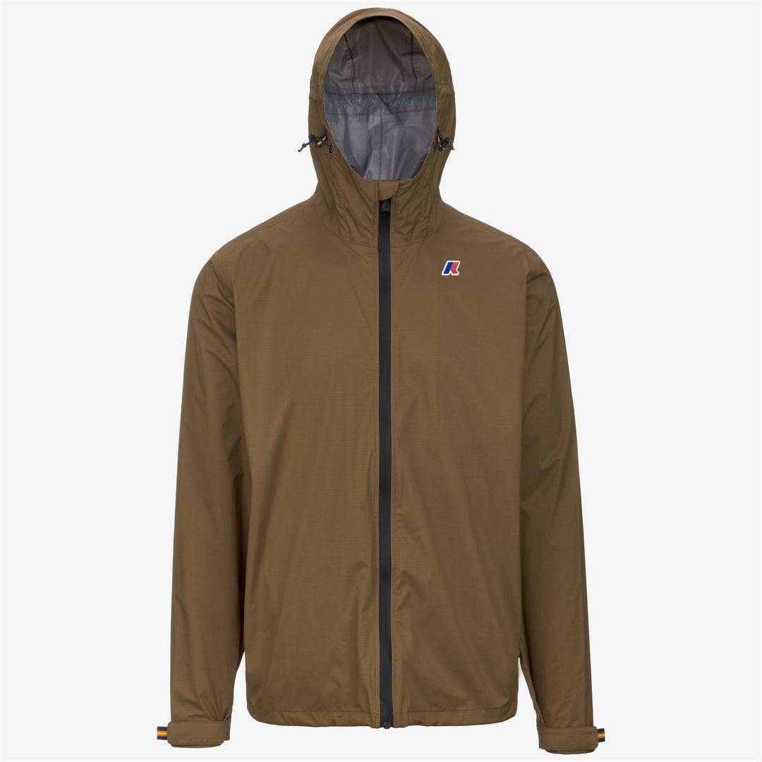 Brown Unisex Travel Jacket with Waterproof and Breathable Features main