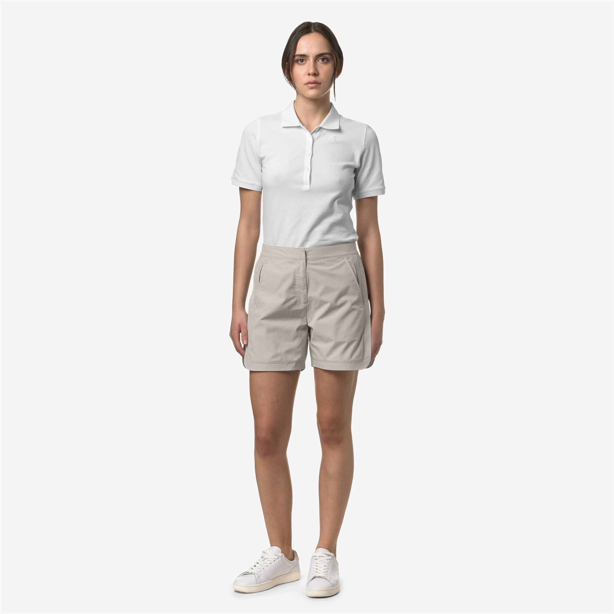 Shorts_Woman_ANNISE_Sport Shorts_BEIGE LT - Commercial 4