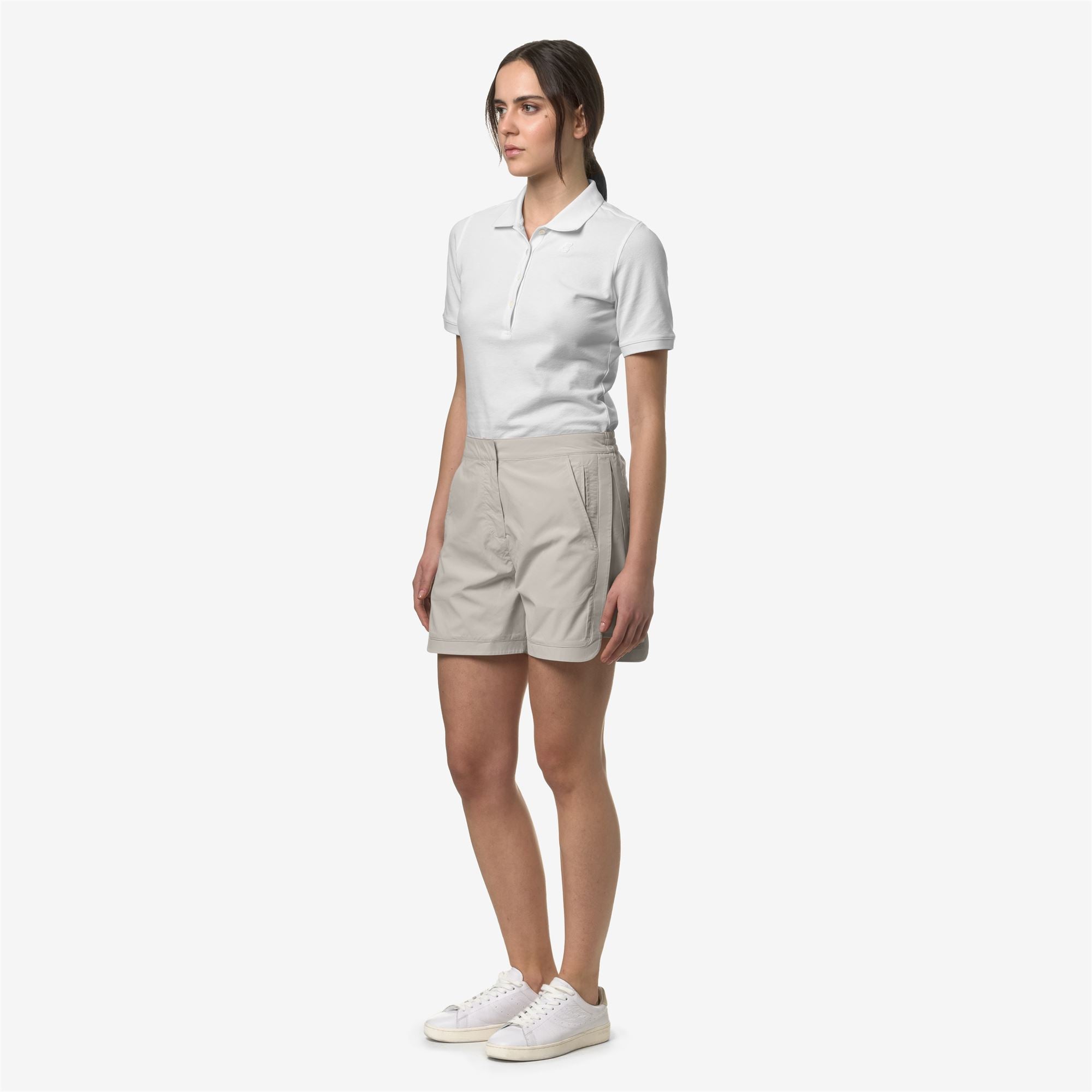 Shorts_Woman_ANNISE_Sport Shorts_BEIGE LT - Commercial 5