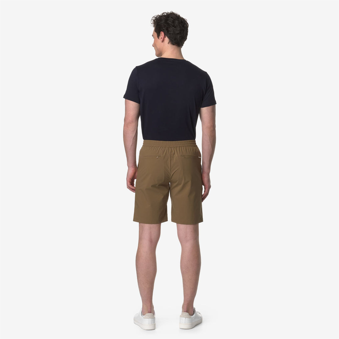 Shorts Uomo REMISEN Pantaloncini sportivi BROWN CORDA