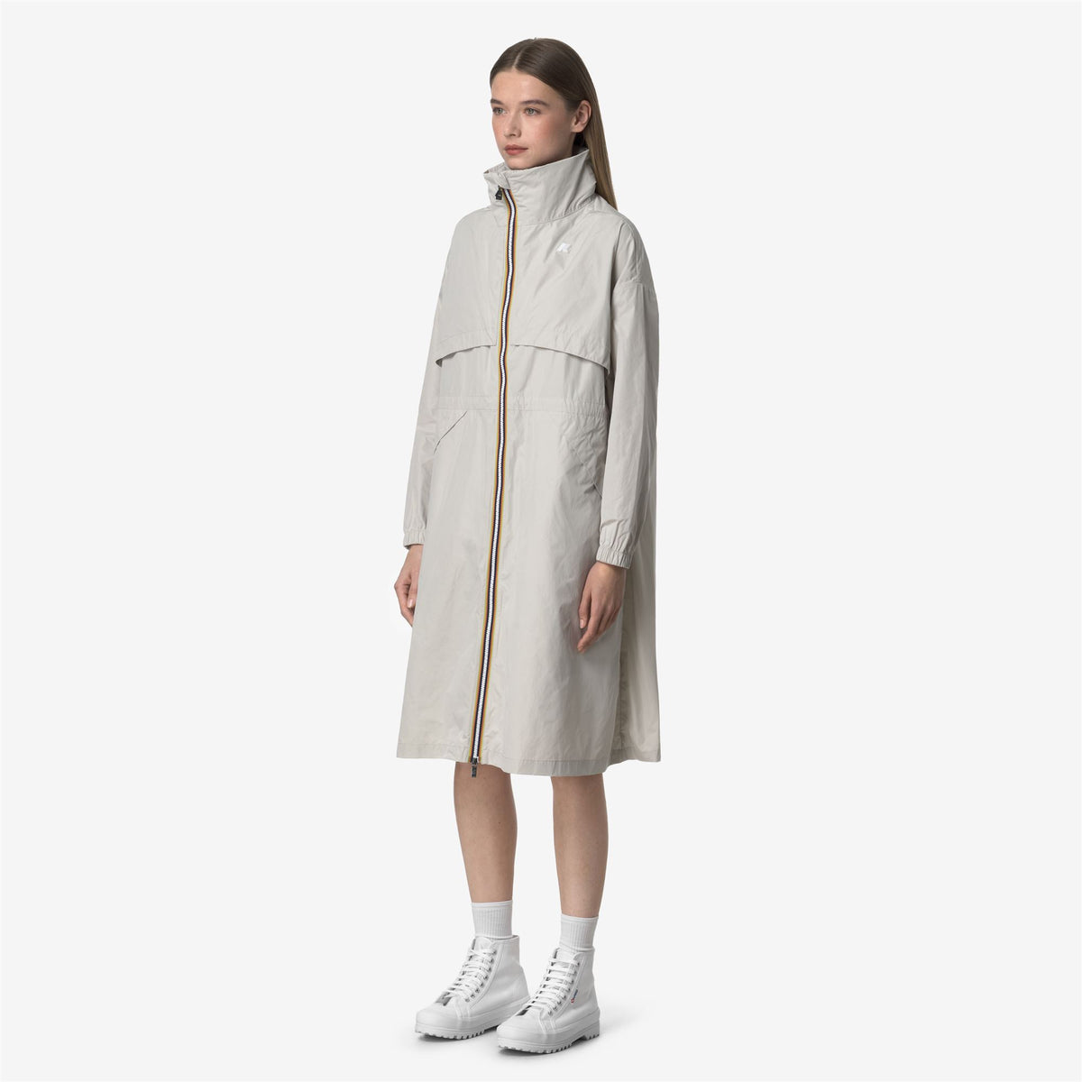 Jackets_WOMAN_AUBE MEMORY TOUCH_Long_BEIGE LT - Commercial 5