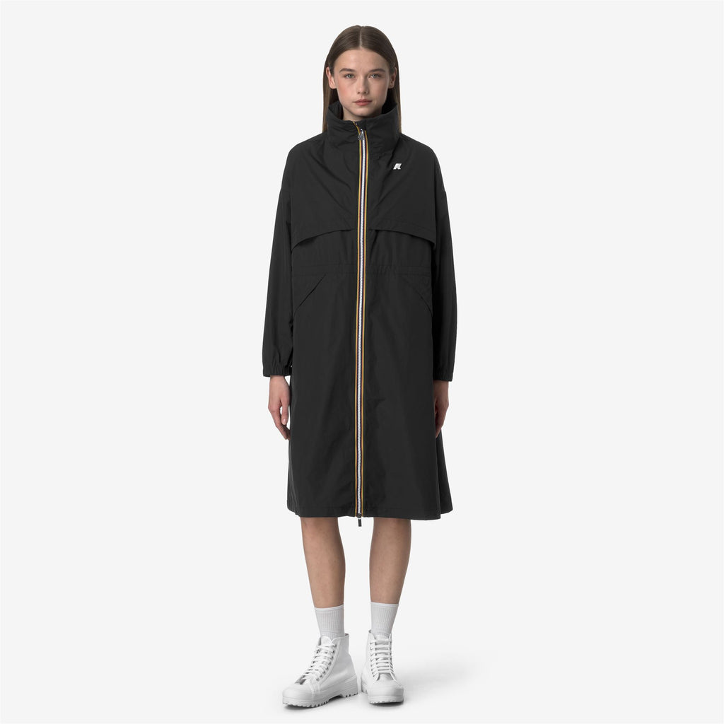 Jackets_WOMAN_AUBE MEMORY TOUCH_Long_Black Pure - Commercial 4