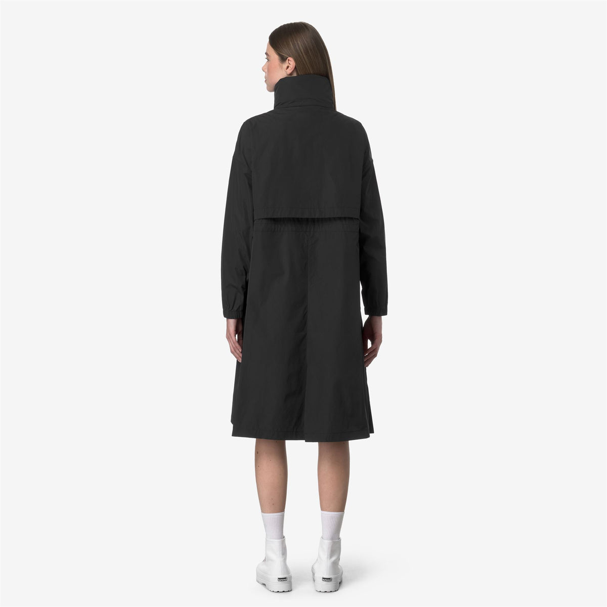 Jackets_WOMAN_AUBE MEMORY TOUCH_Long_Black Pure - Commercial 6