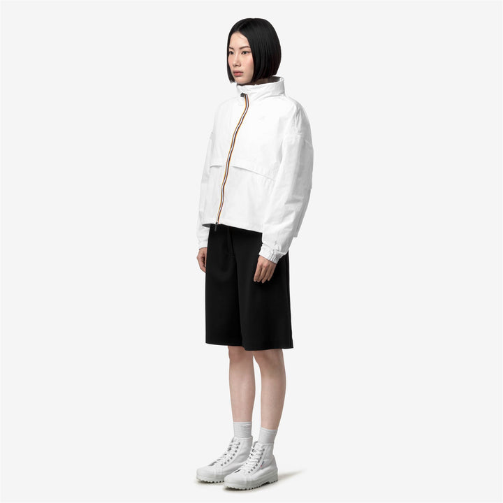 AUBETTE MEMORY TOUCH Chaquetas Corto Mujer White-White 2