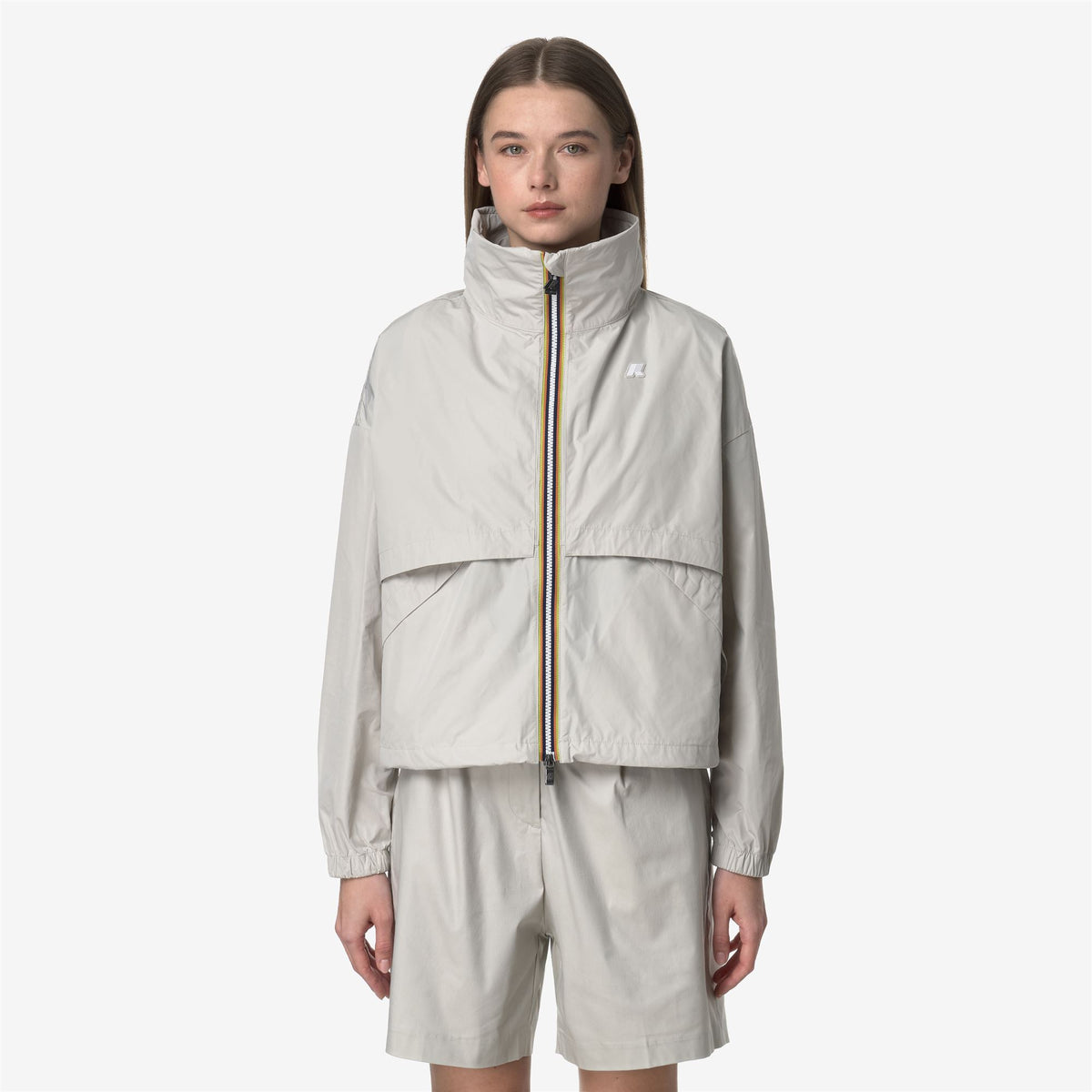 Jackets_WOMAN_AUBETTE MEMORY TOUCH_Short_BEIGE LT - Commercial 4