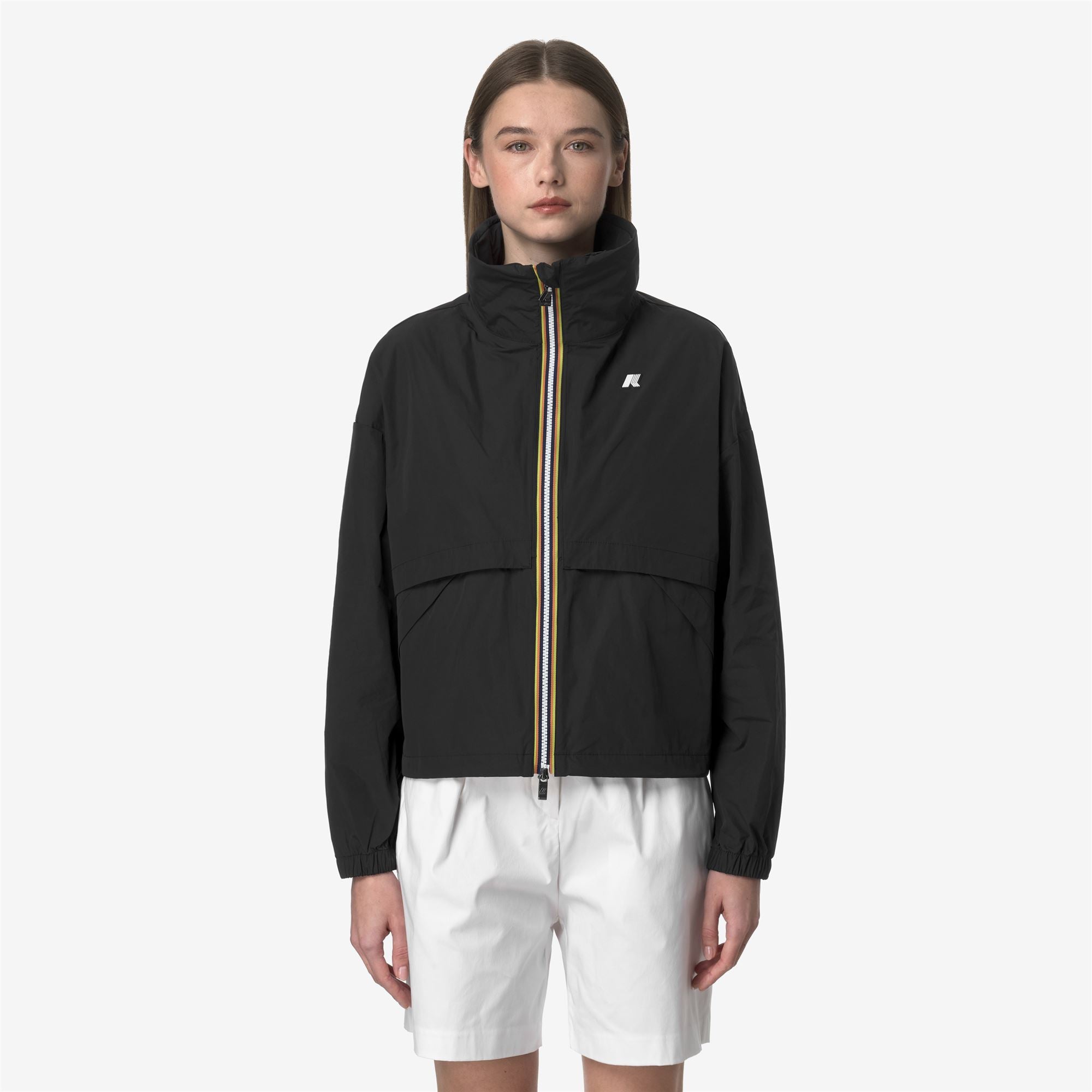 Jackets_WOMAN_AUBETTE MEMORY TOUCH_Short_Black Pure - Commercial 4