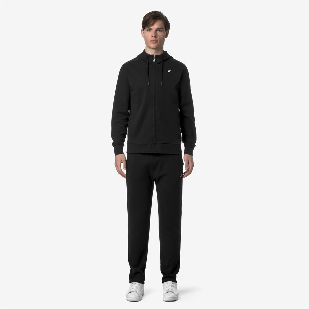 Black Grey Men's Sporty Chic Sweatpants for Leisure and Travel 02