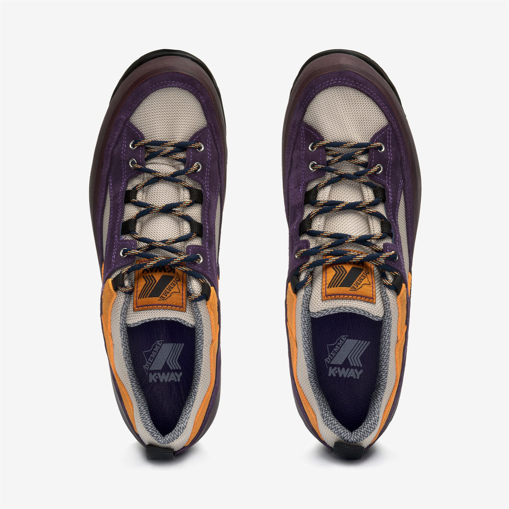 Laced Shoes_UNISEX_GRAPPA HIKER_Low Cut_Brown-Violet-Orange - Commercial 4