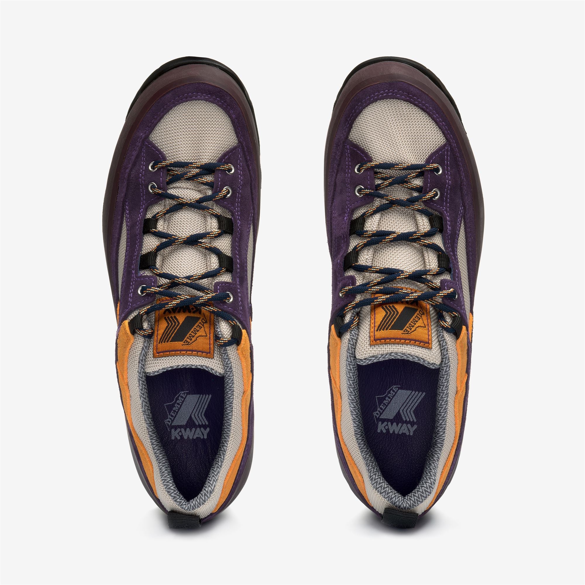 Laced Shoes_UNISEX_GRAPPA HIKER_Low Cut_Brown-Violet-Orange - Commercial 4