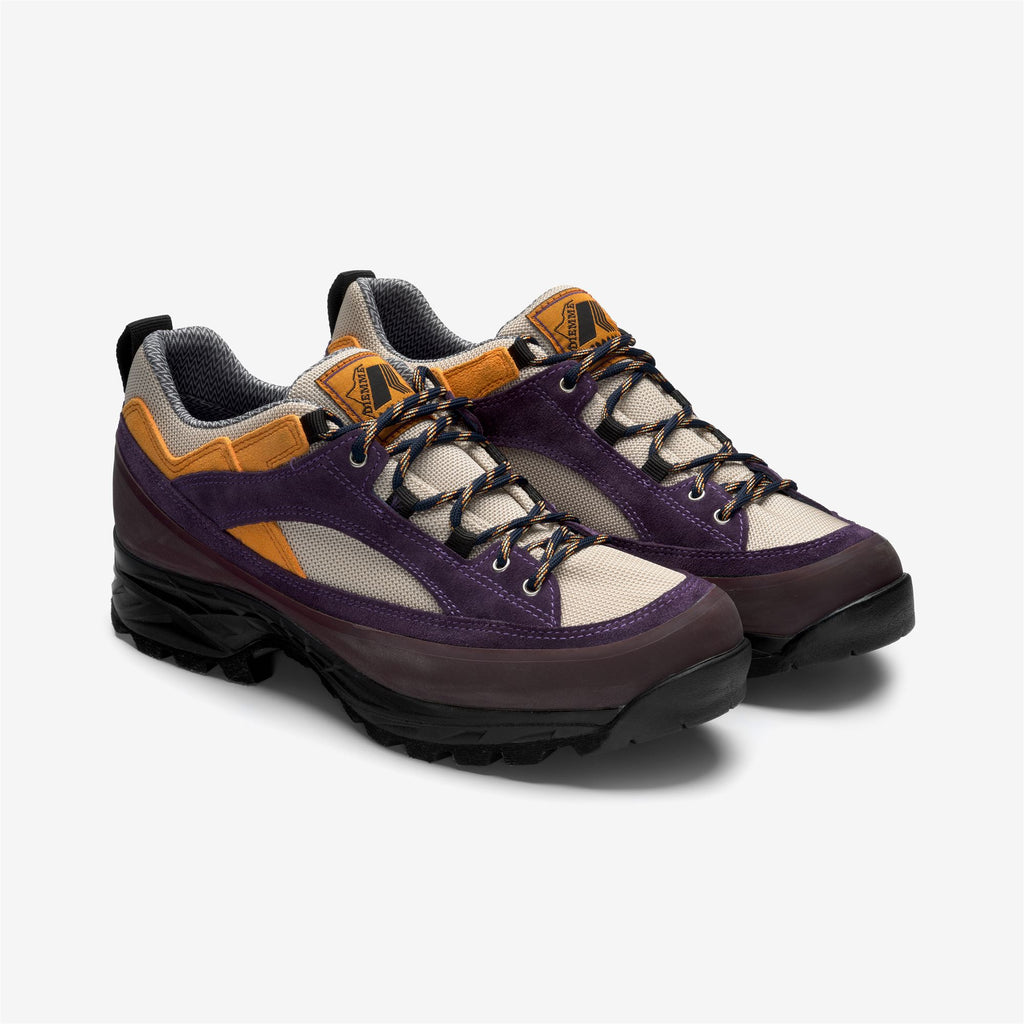 Laced Shoes_UNISEX_GRAPPA HIKER_Low Cut_Brown-Violet-Orange - Commercial 1