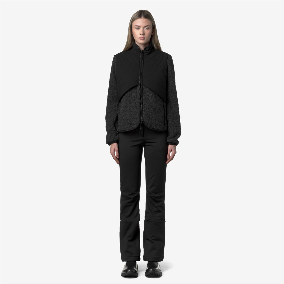Pants_WOMAN_ESCREINS SOFTSHELL_Sport Trousers_Black Pure - Commercial 4