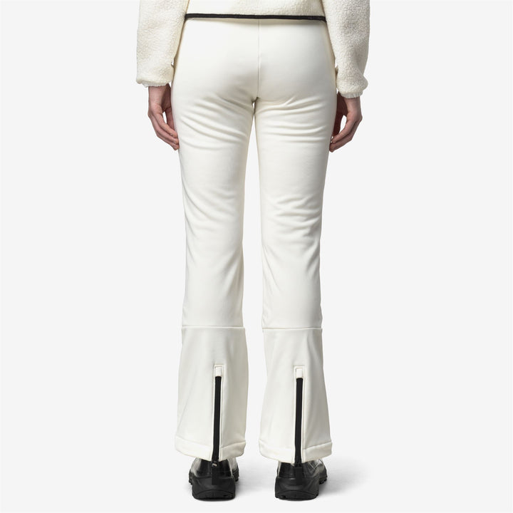 ESCREINS SOFTSHELL Pantaloni Pantaloni sportivi Donna White Gardenia 3