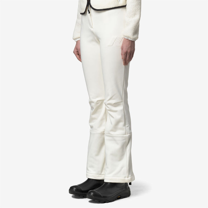 ESCREINS SOFTSHELL Pantaloni Pantaloni sportivi Donna White Gardenia 2