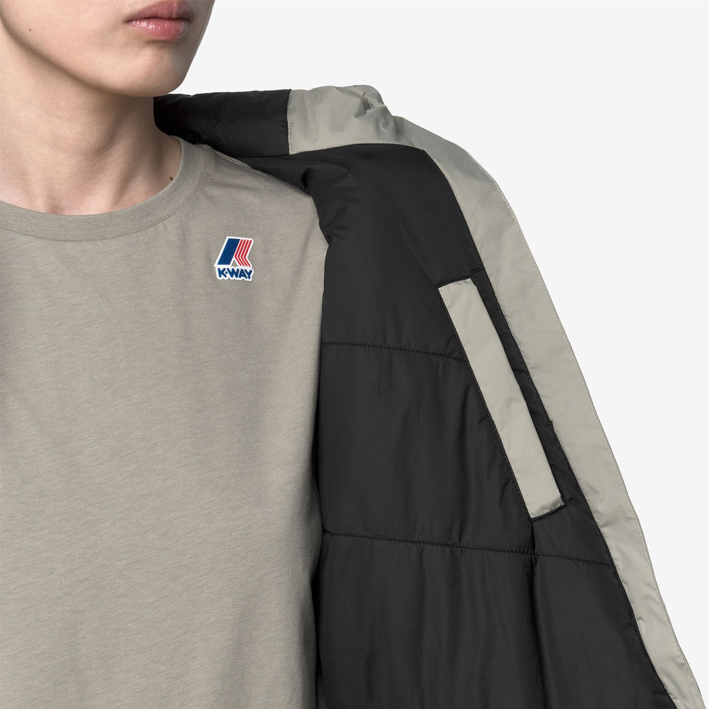 Green Women's 3/4 Length Water-Resistant Jacket with Padding 02