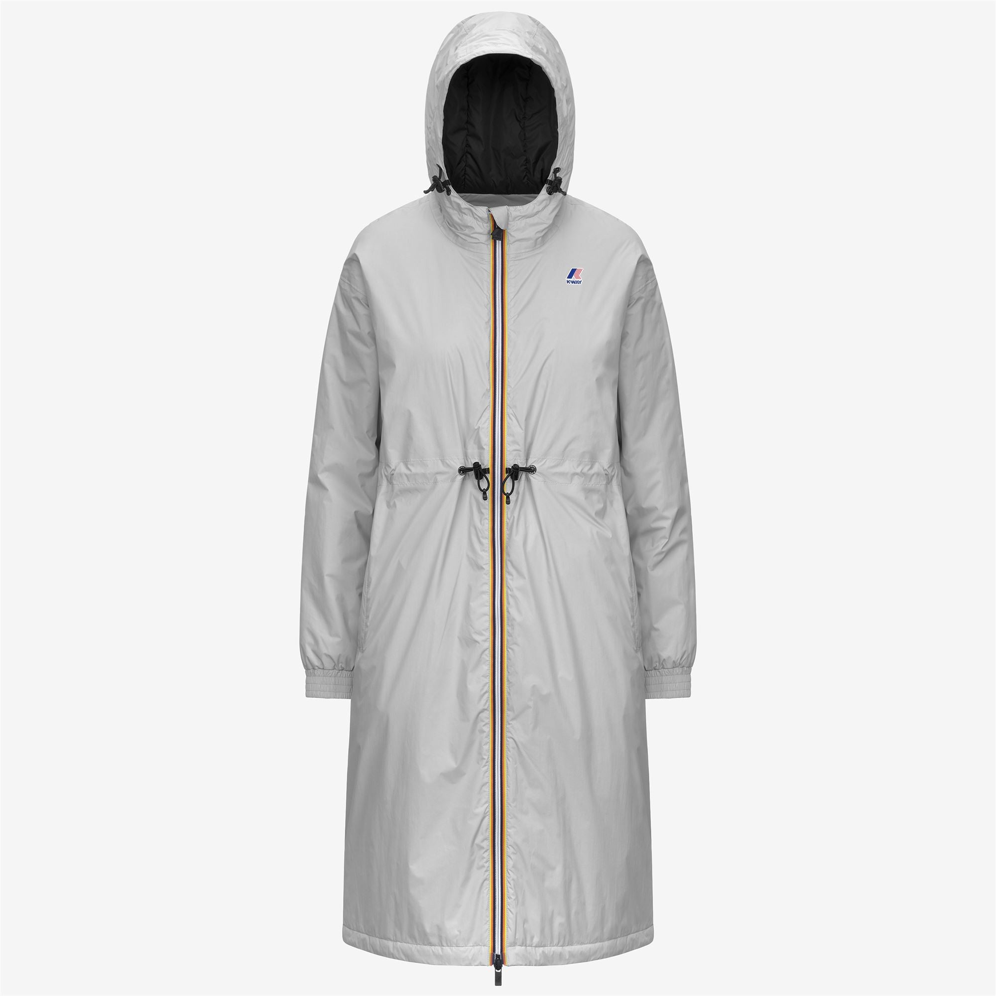 Jackets_WOMAN_LE VRAI 4.0 DELIA WARM_3/4 Length_Grey - Commercial 1