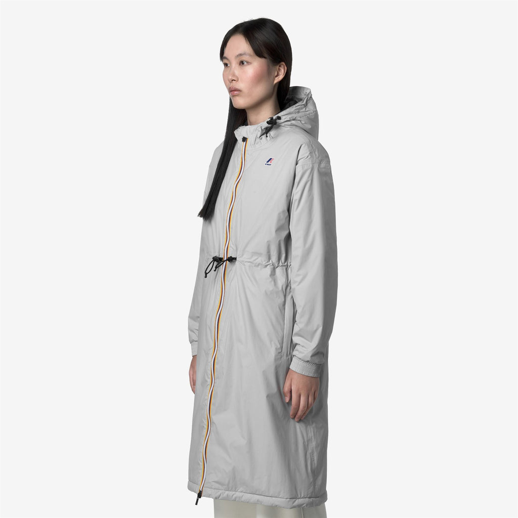 Jackets_WOMAN_LE VRAI 4.0 DELIA WARM_3/4 Length_Grey - Commercial 5