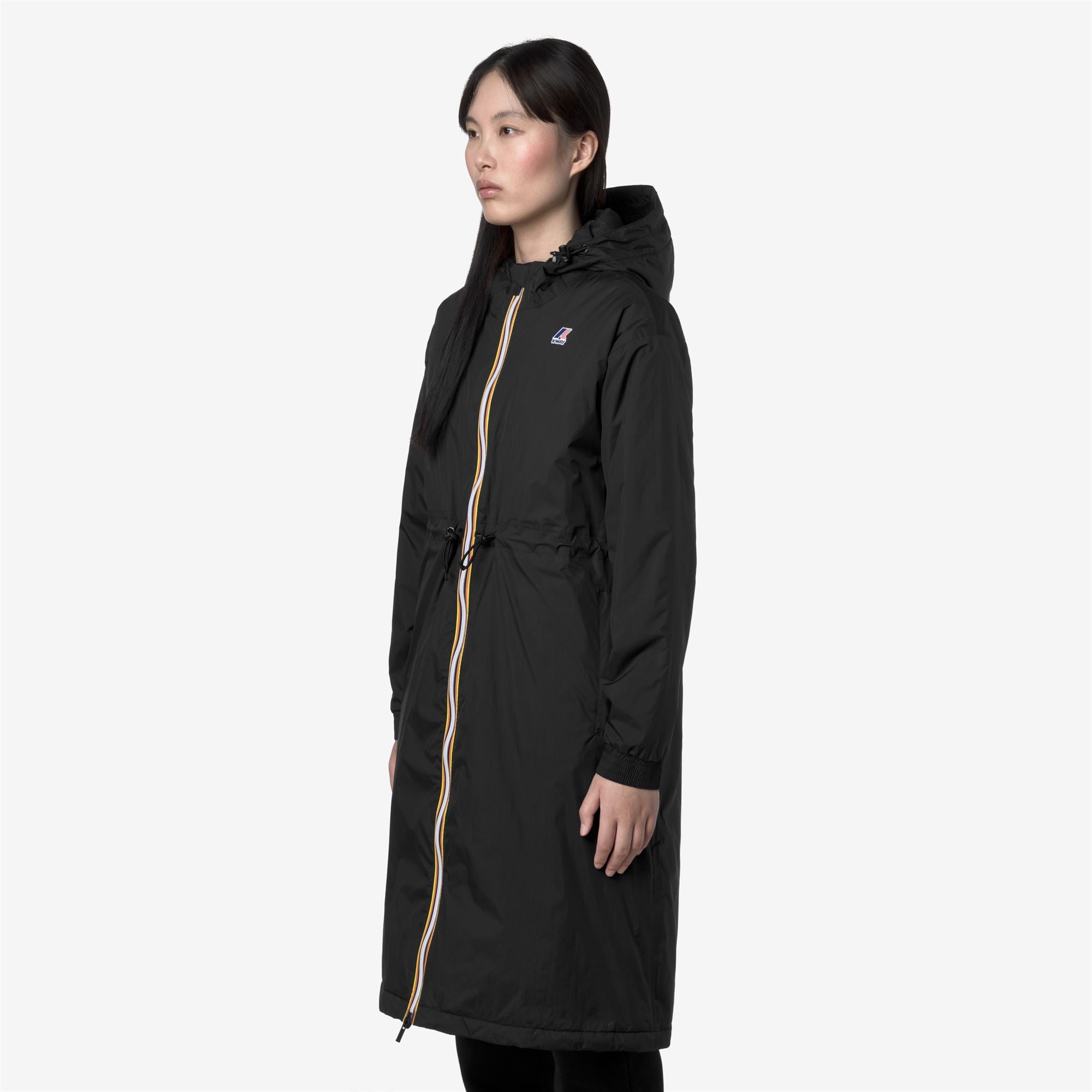 Jackets_WOMAN_LE VRAI 4.0 DELIA WARM_3/4 Length_Black Pure - Commercial 5
