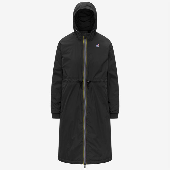 Chaqueta impermeable negra de 3/4 para mujer con aislamiento PrimaLoft 1