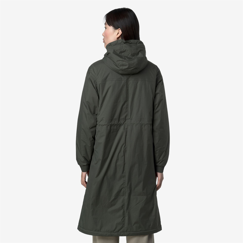Jackets_WOMAN_LE VRAI 4.0 DELIA WARM_3/4 Length_GREEN BLACKISH - Commercial 6