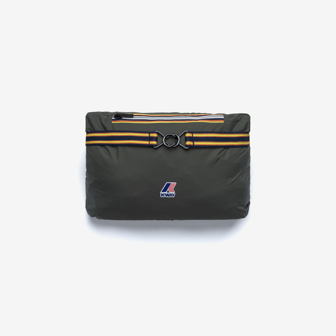 Chaqueta impermeable verde de 3/4 para mujer main