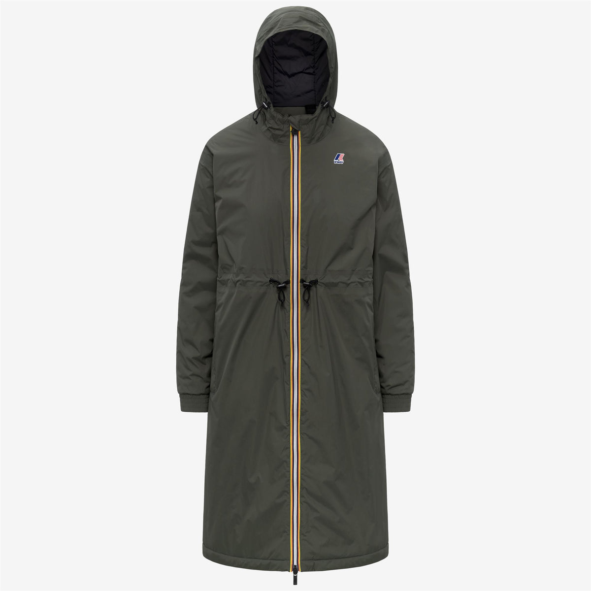 Jackets_WOMAN_LE VRAI 4.0 DELIA WARM_3/4 Length_GREEN BLACKISH - Commercial 1