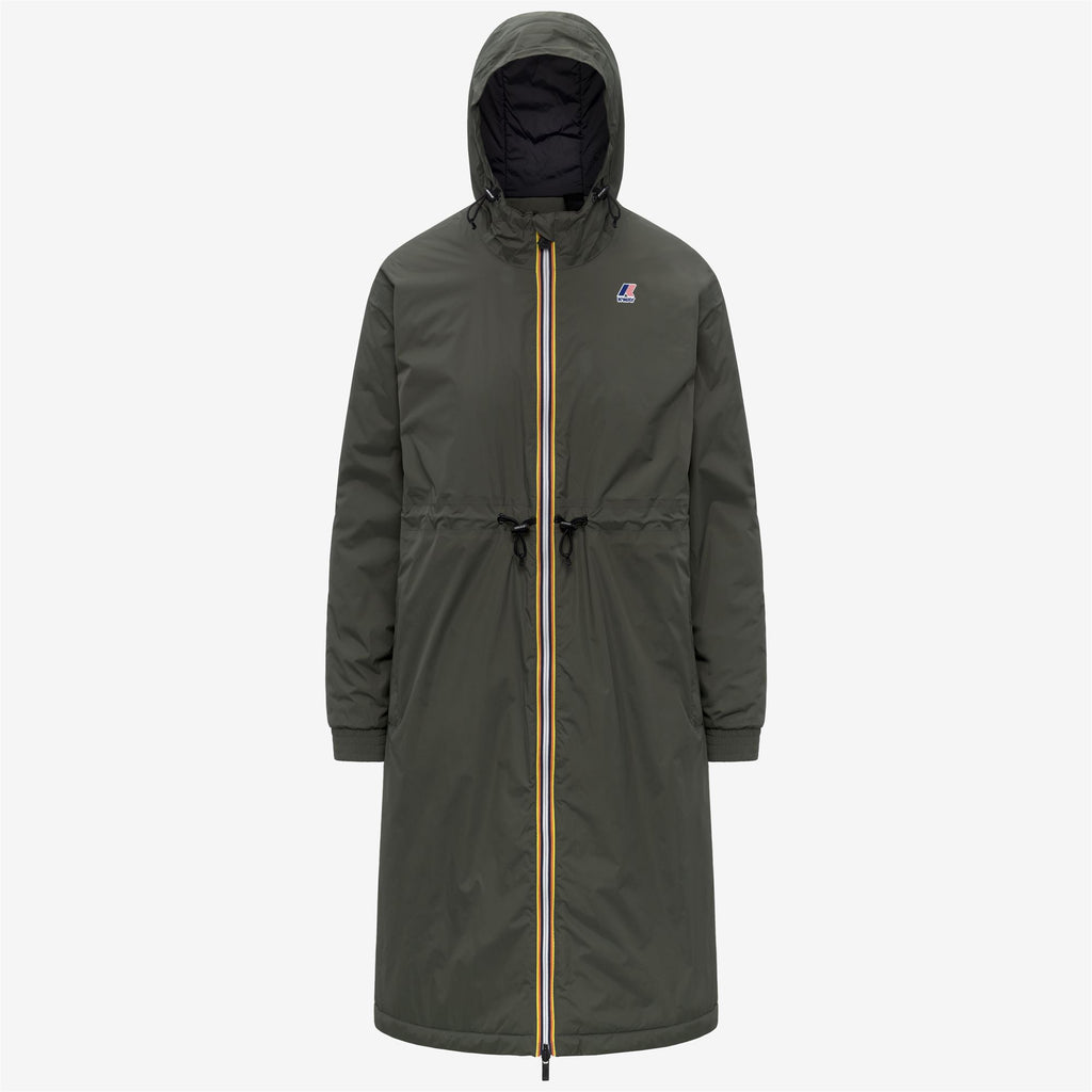 Jackets_WOMAN_LE VRAI 4.0 DELIA WARM_3/4 Length_GREEN BLACKISH - Commercial 1