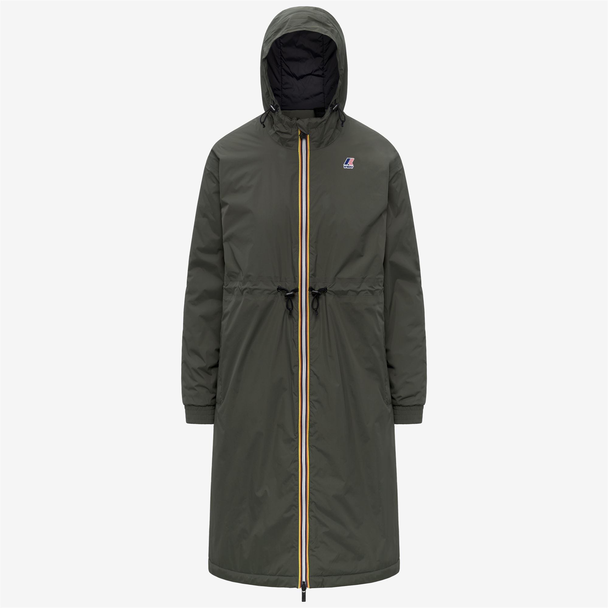 Jackets_WOMAN_LE VRAI 4.0 DELIA WARM_3/4 Length_GREEN BLACKISH - Commercial 1