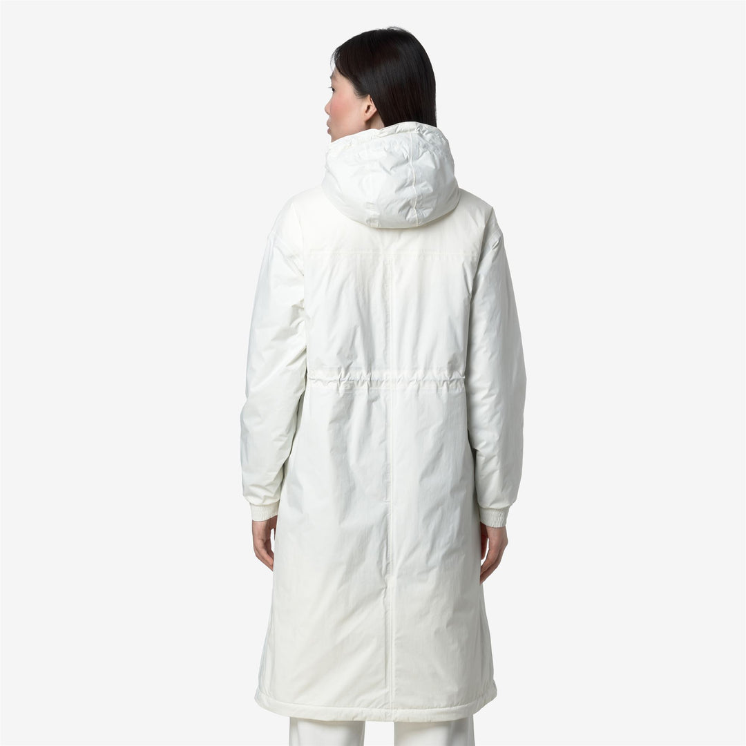 White Women's 3/4 Length Waterproof Jacket with PrimaLoft Insulation main