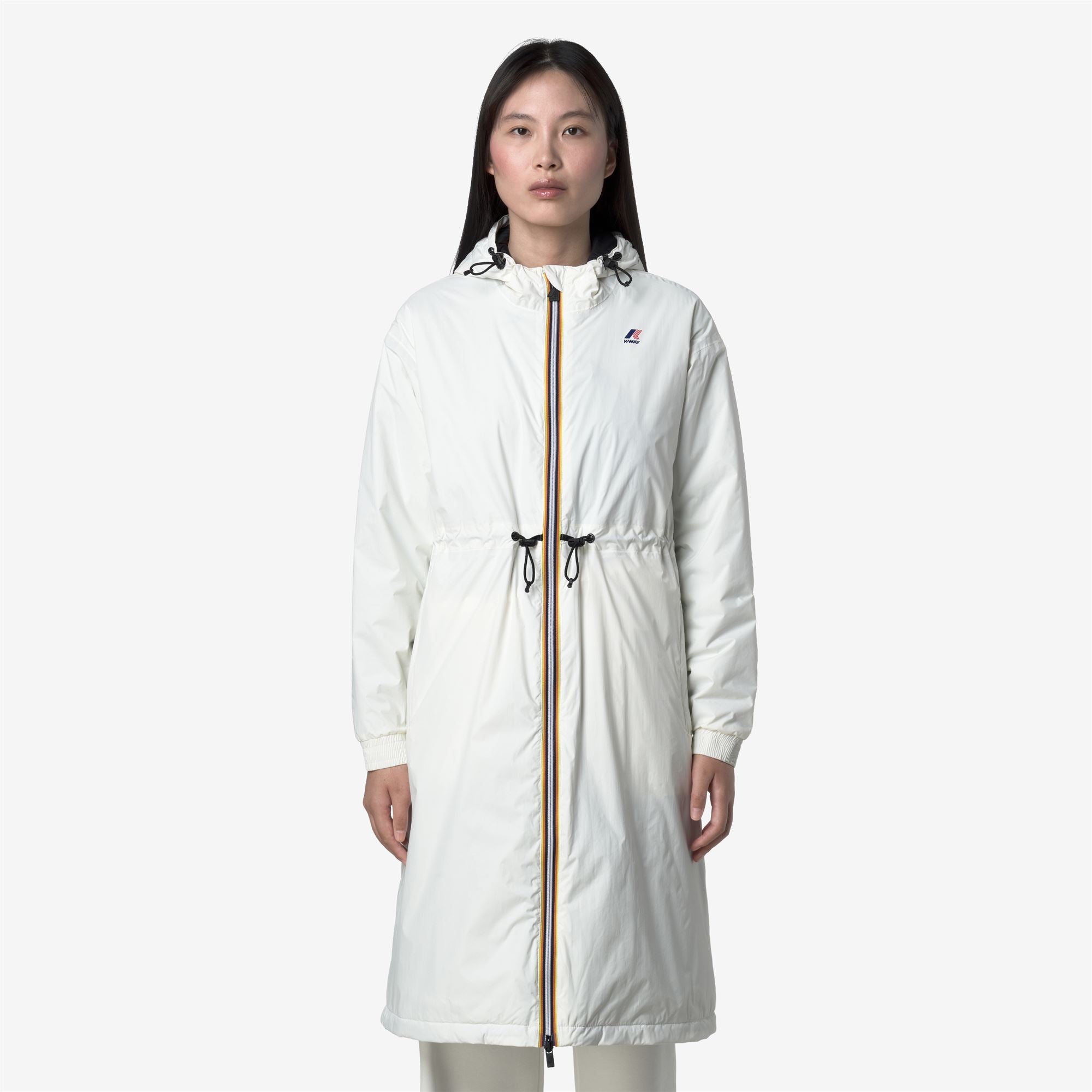 Jackets_WOMAN_LE VRAI 4.0 DELIA WARM_3/4 Length_White Gardenia - Commercial 4