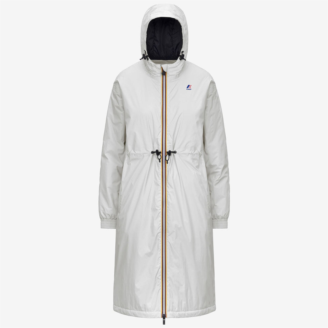 White Women's 3/4 Length Waterproof Jacket with PrimaLoft Insulation main