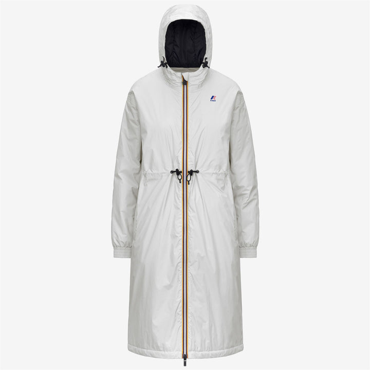 White Women's 3/4 Length Waterproof Jacket with PrimaLoft Insulation 1