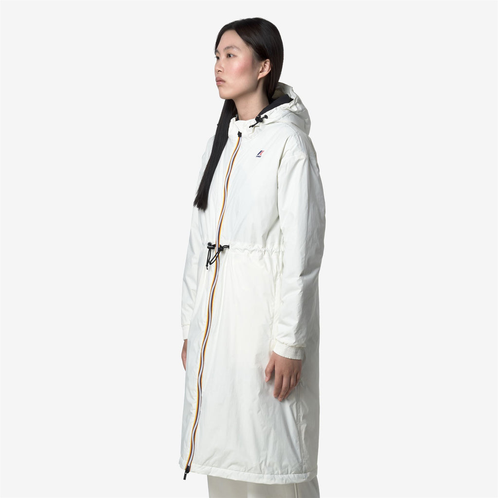 Jackets_WOMAN_LE VRAI 4.0 DELIA WARM_3/4 Length_White Gardenia - Commercial 5