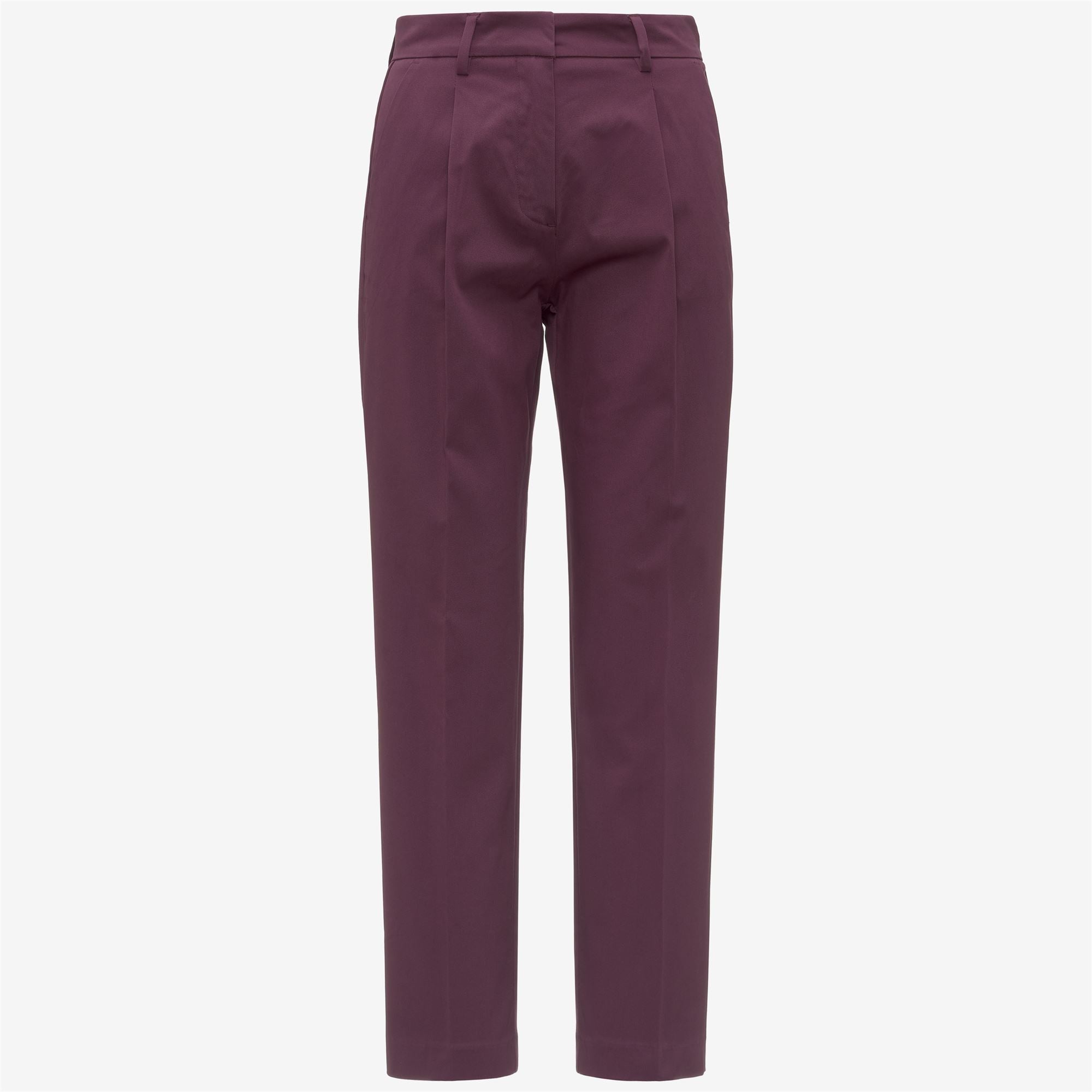 Pants_Woman_EYRE TWILL TECH PEACH GOLF_Chino_Violet Mauve Wine - Commercial 1