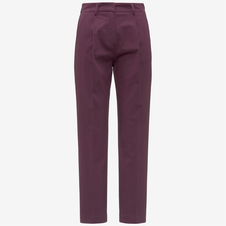 EYRE TWILL TECH PEACH GOLF - Pants - CHINO - Woman - VIOLET MAUVE WINE 1