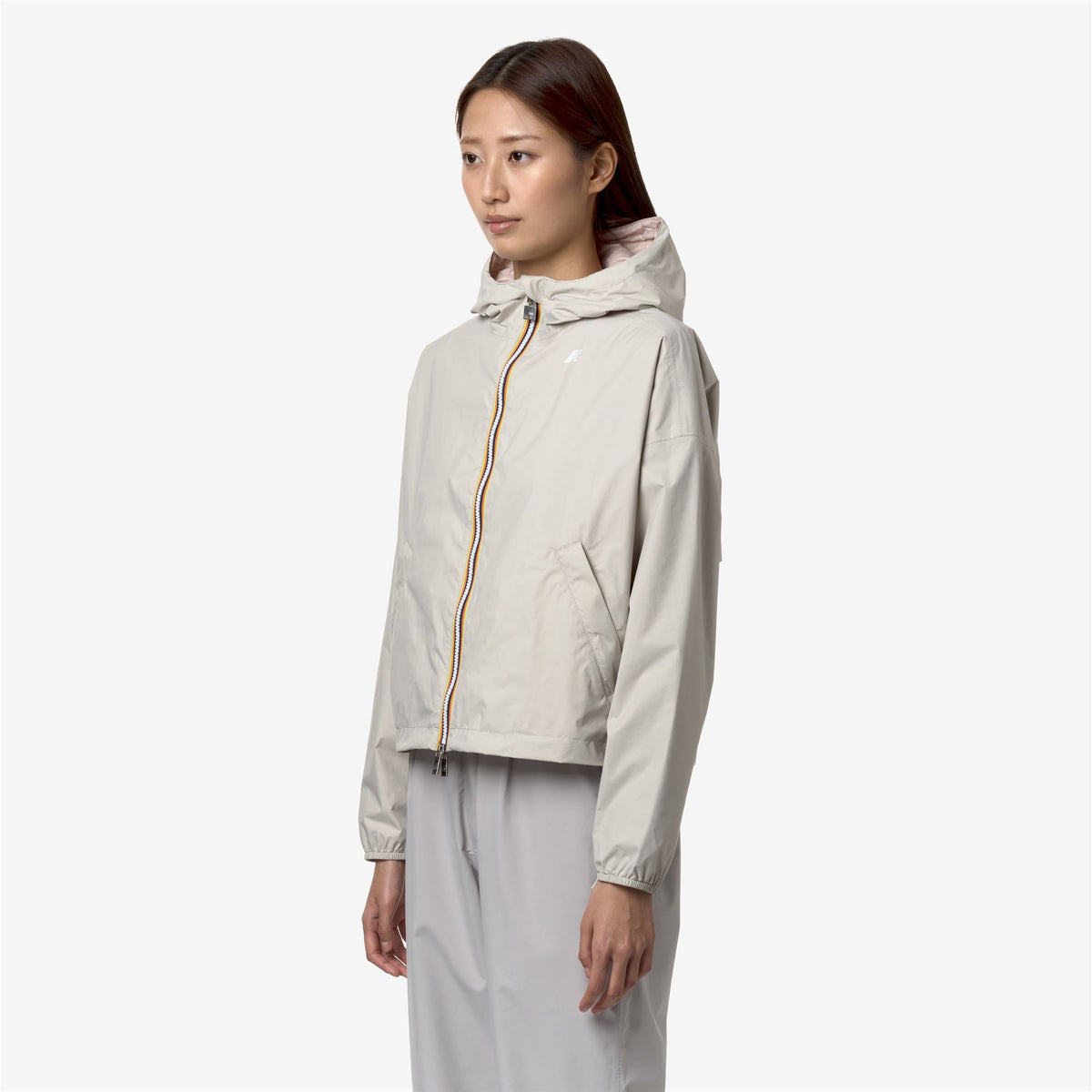 Jackets_Woman_LAURETTE PLUS.2 DOUBLE_Short_Beige Lt-Pink - Commercial 5