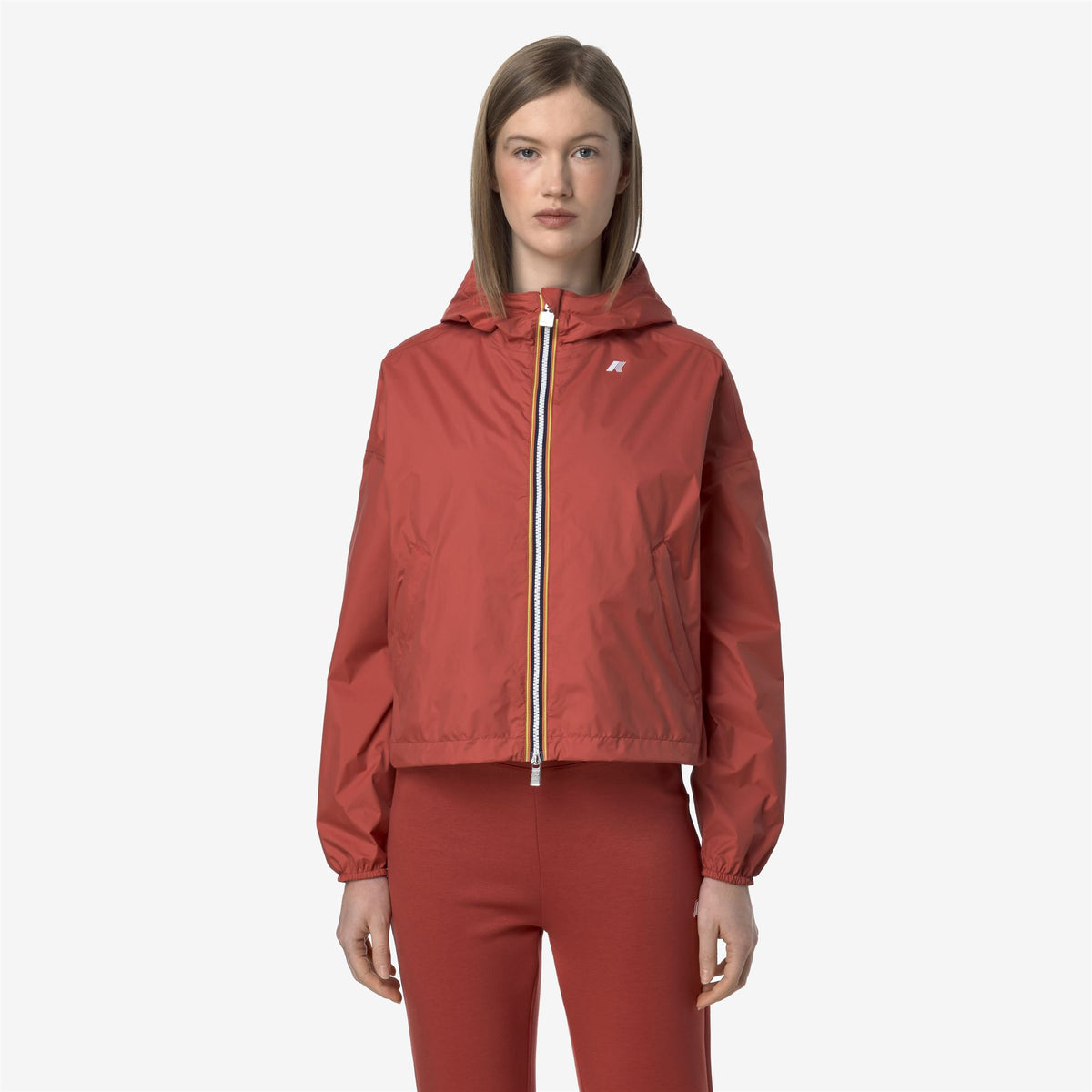 Jackets_WOMAN_LAURETTE PLUS.2 DOUBLE_Short_Red Jasper - Red Brownish - Commercial 4