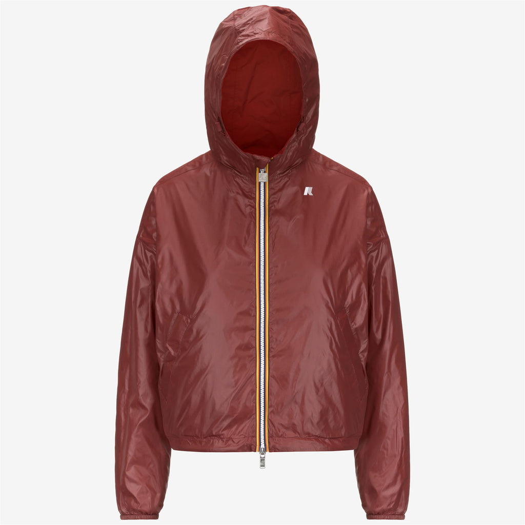 Jackets_WOMAN_LAURETTE PLUS.2 DOUBLE_Short_Red Jasper - Red Brownish - Commercial 2