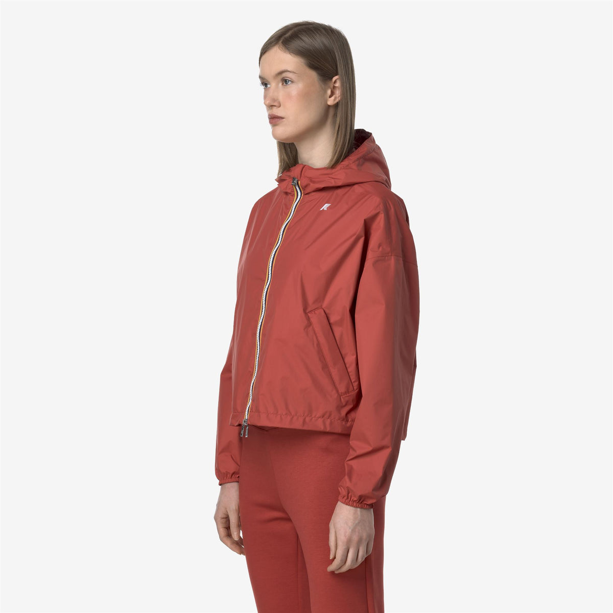 Jackets_WOMAN_LAURETTE PLUS.2 DOUBLE_Short_Red Jasper - Red Brownish - Commercial 5