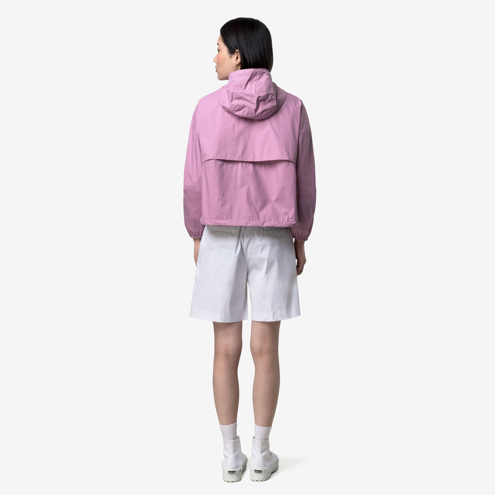 LAURETTE PLUS.2 DOUBLE Jackets Short Woman Violet Glicine-Violet Mauve Wine 02