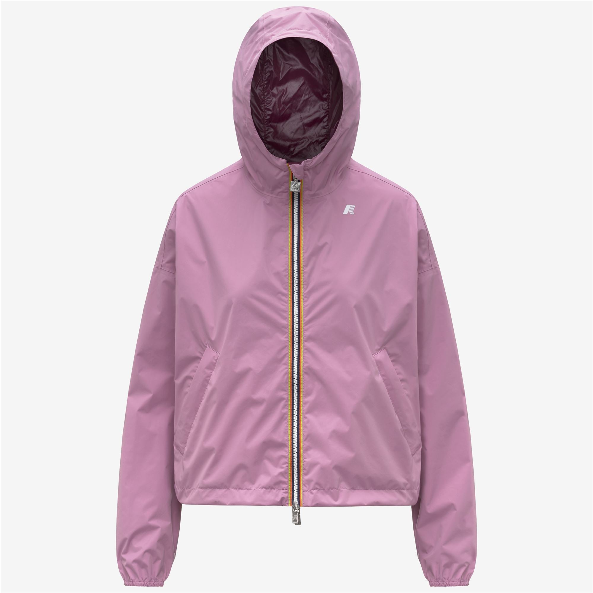 Jackets_Woman_LAURETTE PLUS.2 DOUBLE_Short_Violet Glicine - Violet Mauve Wine - Commercial 1