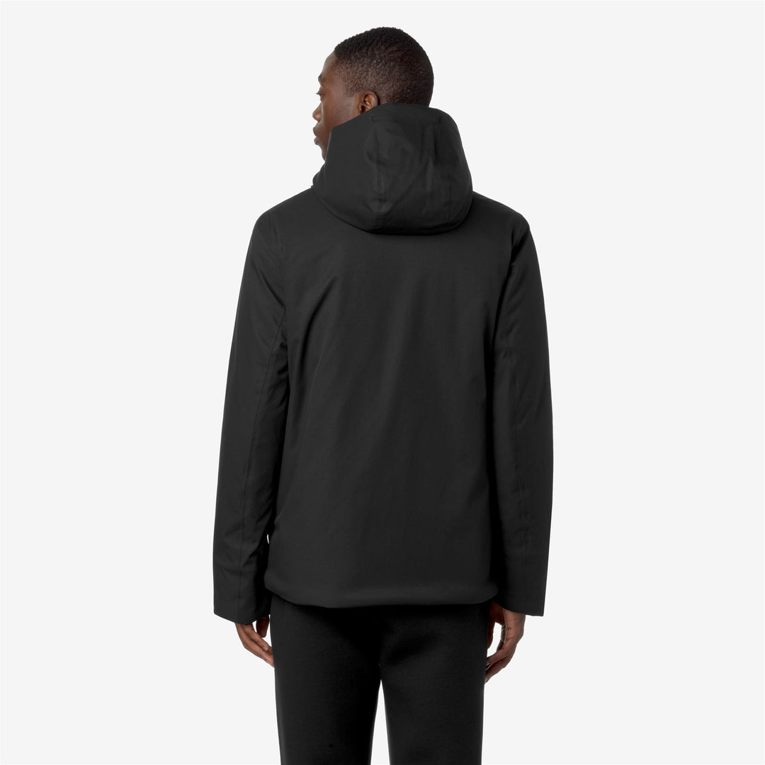 Chaqueta corta negra y gris para hombre resistente al agua con aislamiento PrimaLoft main