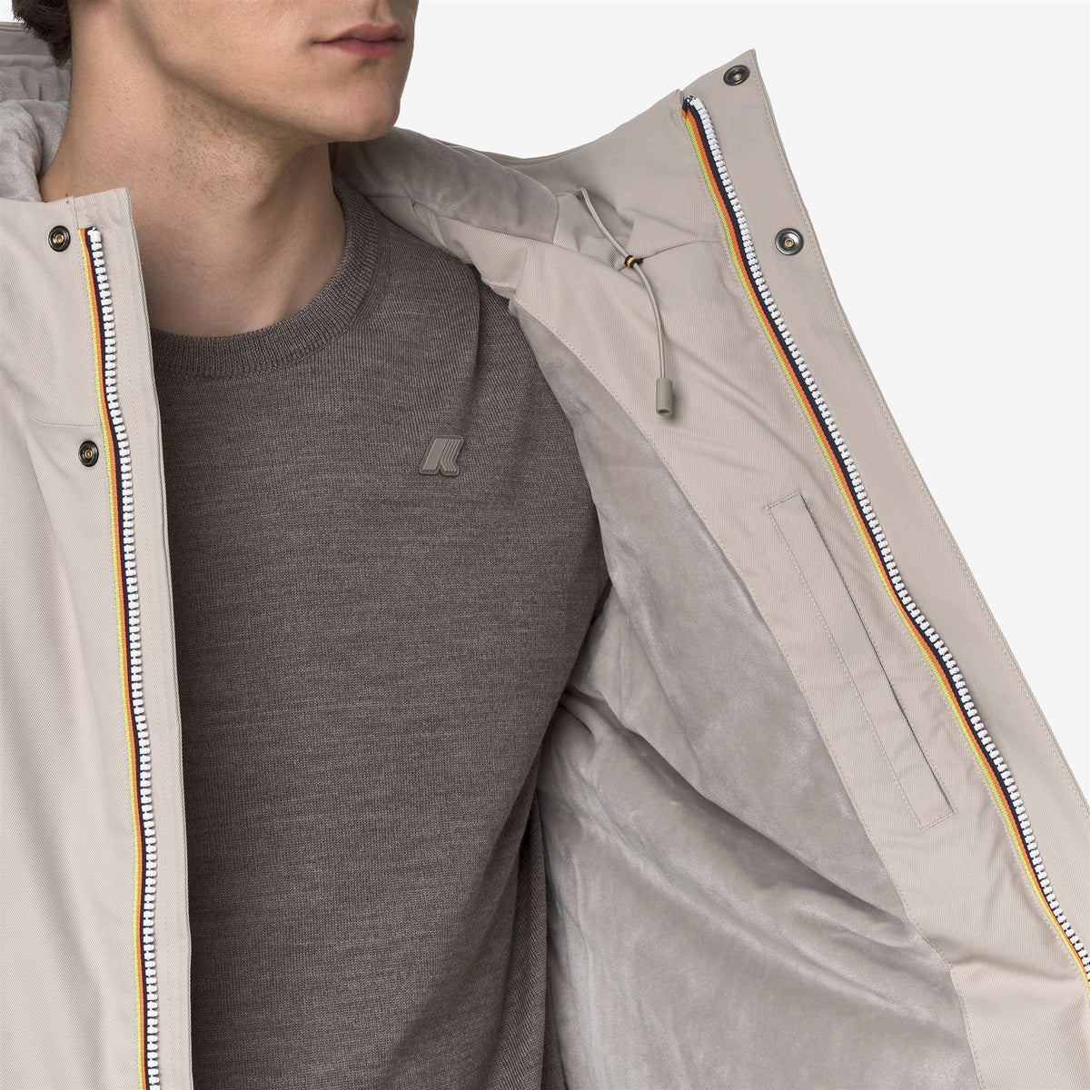 Jackets_MAN_JACKO TWILL MARMOTTA_Short_Beige Cashmere - Grey Goat - Commercial 7