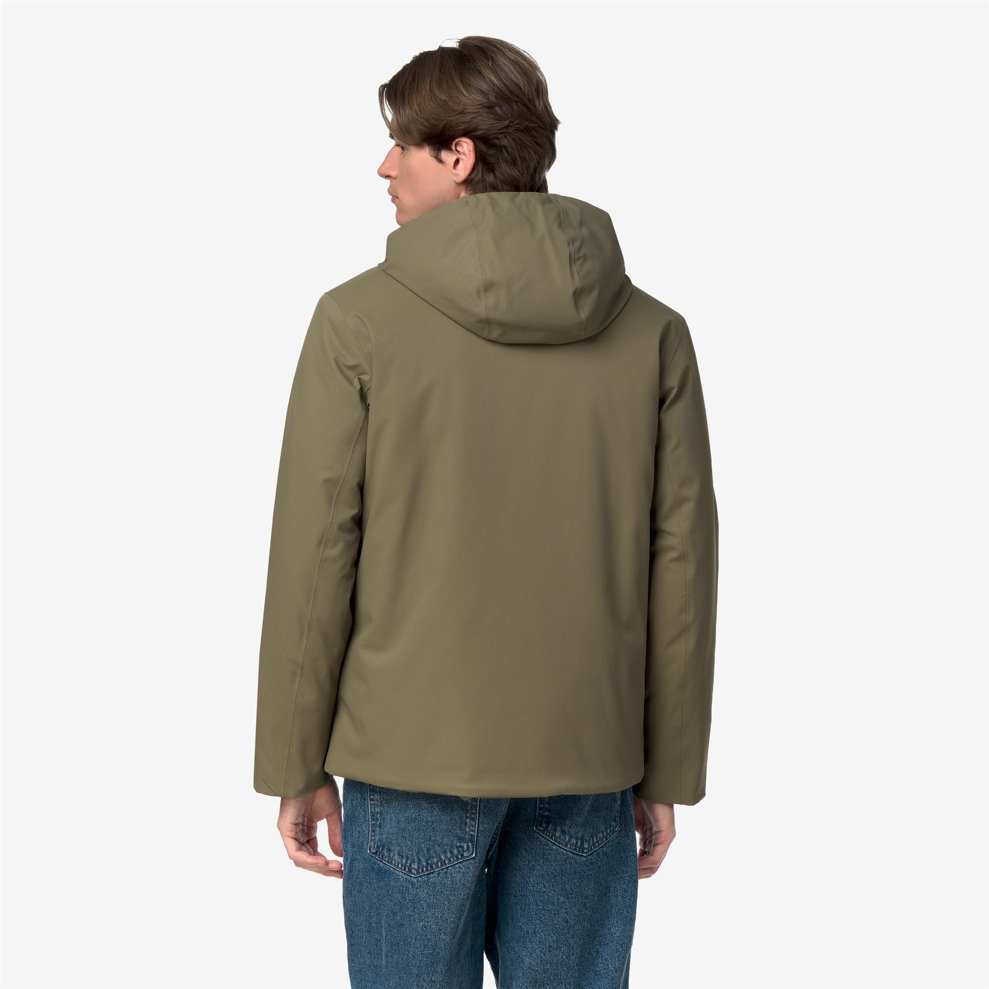 Jackets_Man_JACKO TWILL MARMOTTA_Short_Green Army - Blue Airforce - Commercial 6