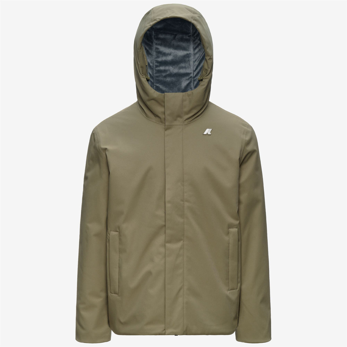 Jackets_Man_JACKO TWILL MARMOTTA_Short_Green Army - Blue Airforce - Commercial 1