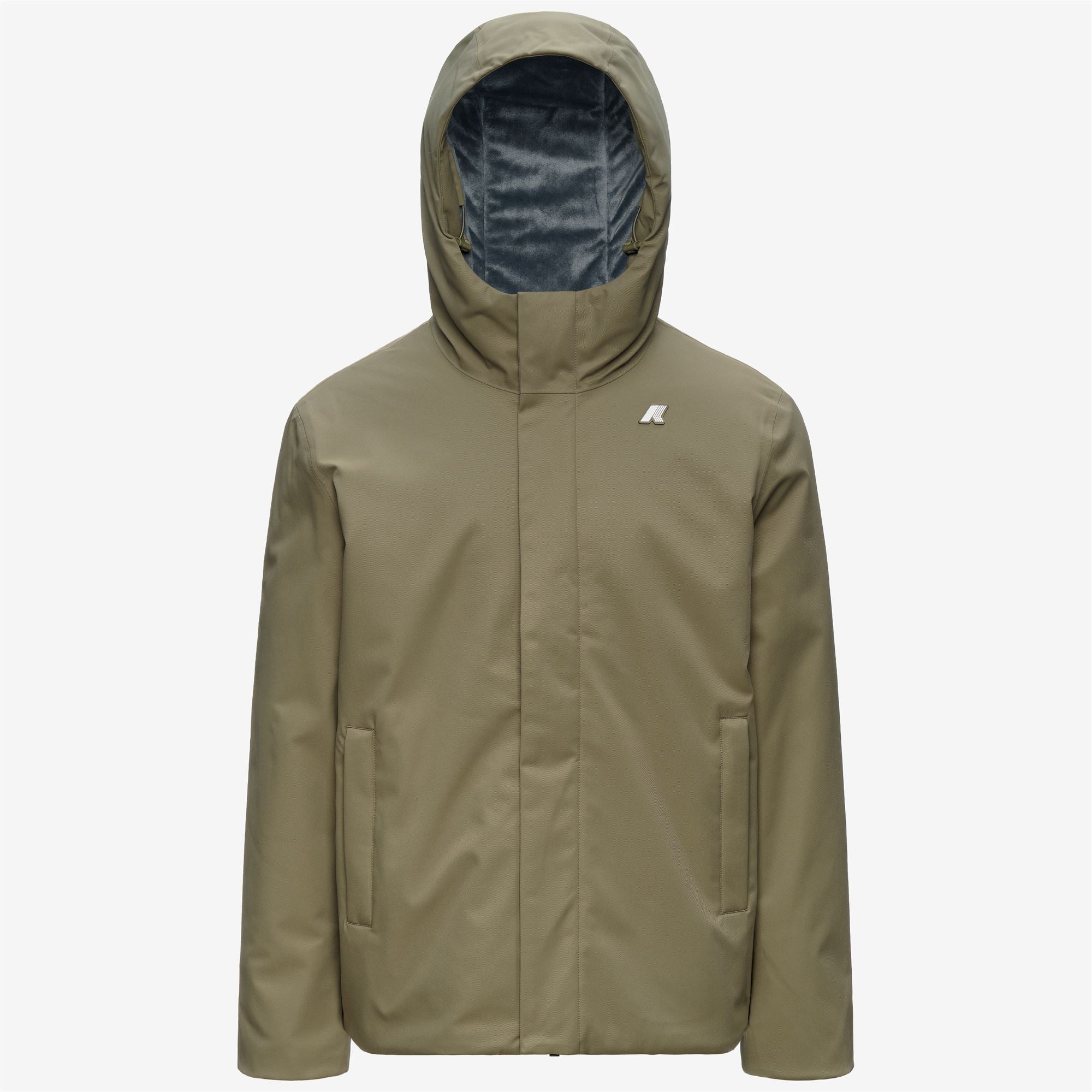 Jackets_Man_JACKO TWILL MARMOTTA_Short_Green Army - Blue Airforce - Commercial 1