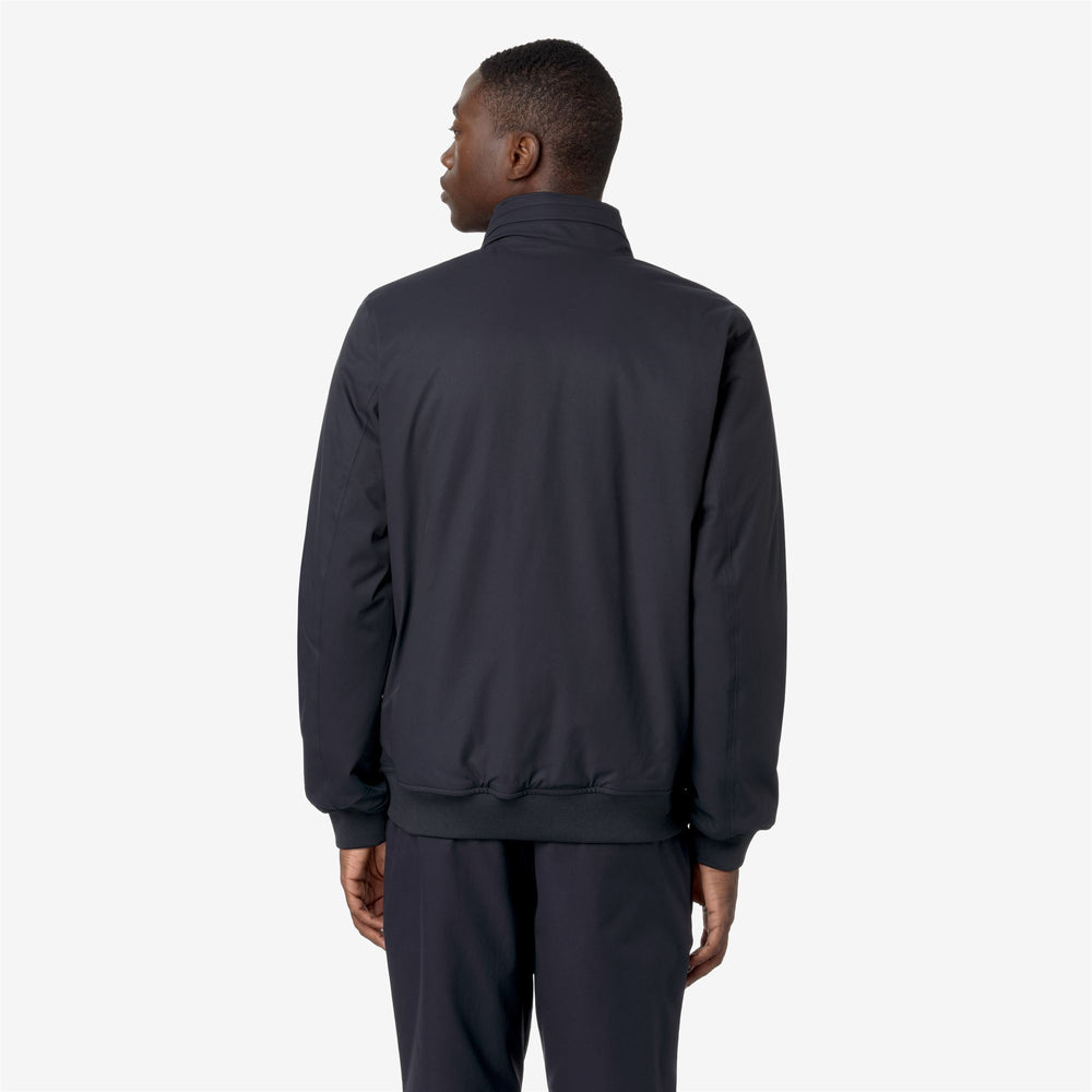 Blue Men's Short Water-Resistant Jacket with PrimaLoft Insulation 02