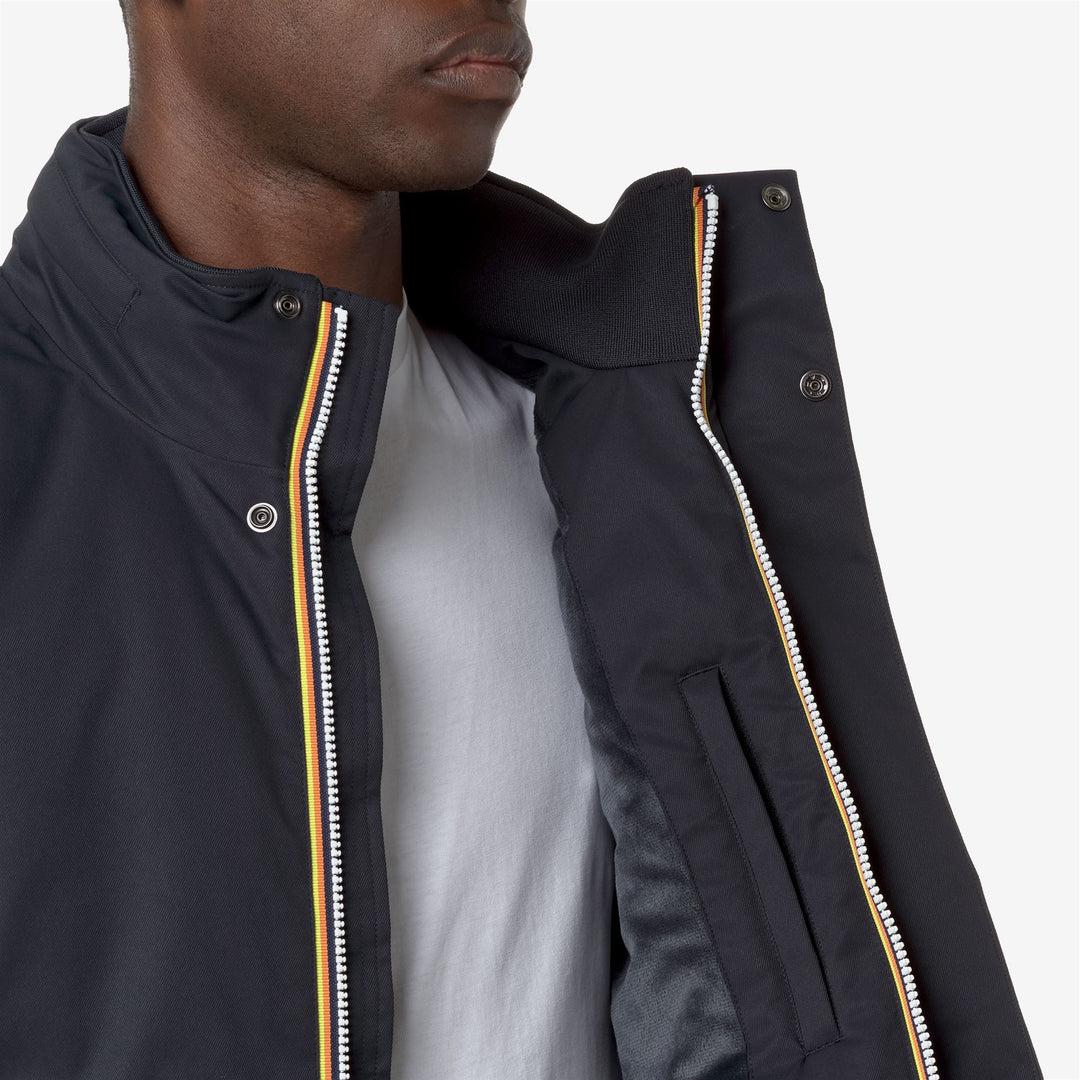 Chaqueta corta azul para hombre resistente al agua con aislamiento PrimaLoft main