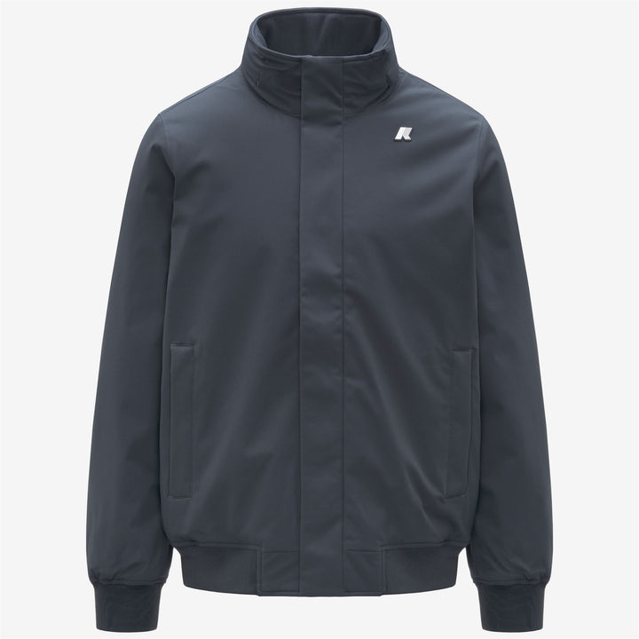 Chaqueta corta impermeable azul para hombre con aislamiento PrimaLoft 1